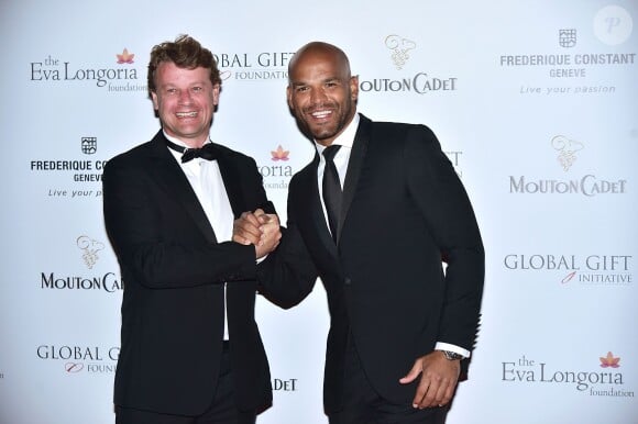 Hugues Lechanoine et Amaury Nolasco - Soirée "Global Gift Gala" pendant le 68e Festival international du film de Cannes. Le 14 mai 2015
