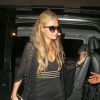 Paris Hilton a passé la soirée au Mahiki Club à Londres. Le 14 mai 2015