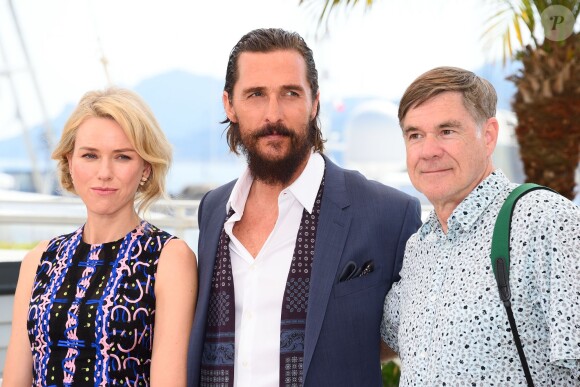  Gus Van Sant, Matthew McConaughey et Naomi Watts - Photocall de The Sea of Trees/La Forêt des songes au Festival de Cannes le 16 mai 2015