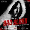 Lily Aldridge sur l'une des affiches de son clip Bad Blood