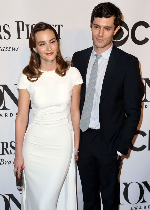 Leighton Meester et son mari Adam Brody lors de la 68ème cérémonie des "Tony Awards" à New York, le 8 juin 2014.