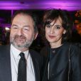  Denis Olivennes et Ines de la Fressange - D&icirc;ner de la mode pour le Sidaction au pavillon d'Armenonville &agrave; Paris le 29 janvier 2015. 
