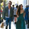 Jonathan Rhys-Meyers et sa girlfriend à West Hollywood, Los Angeles, Cle 11 août 2014.