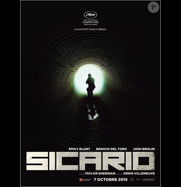 Affiche du film Sicario en compétition au Festival de Cannes
