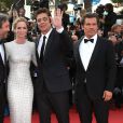  Denis Villeneuve, Emily Blunt, Benicio Del Toro, Josh Brolin - Montée des marches de l'équipe du film "Sicario" lors du 68e Festival International du Film de Cannes le 19 mai 2015 