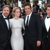 Denis Villeneuve, Emily Blunt, Benicio Del Toro, Josh Brolin - Montée des marches de l'équipe du film "Sicario" lors du 68e Festival International du Film de Cannes le 19 mai 2015