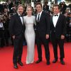 Denis Villeneuve, Emily Blunt, Benicio Del Toro, Josh Brolin - Montée des marches de l'équipe du film "Sicario" lors du 68e Festival International du Film de Cannes le 19 mai 2015