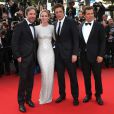  Denis Villeneuve, Emily Blunt, Benicio Del Toro, Josh Brolin - Mont&eacute;e des marches de l'&eacute;quipe du film "Sicario" lors du 68e Festival International du Film de Cannes le 19 mai 2015 