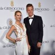 Tomas Berdych et sa compagne Ester Satorova lors de la soirée de Grisogono à l'hôtel du Cap-Eden-Roc au Cap d'Antibes lors du 68e Festival International du film de Cannes le 19 mai 2015