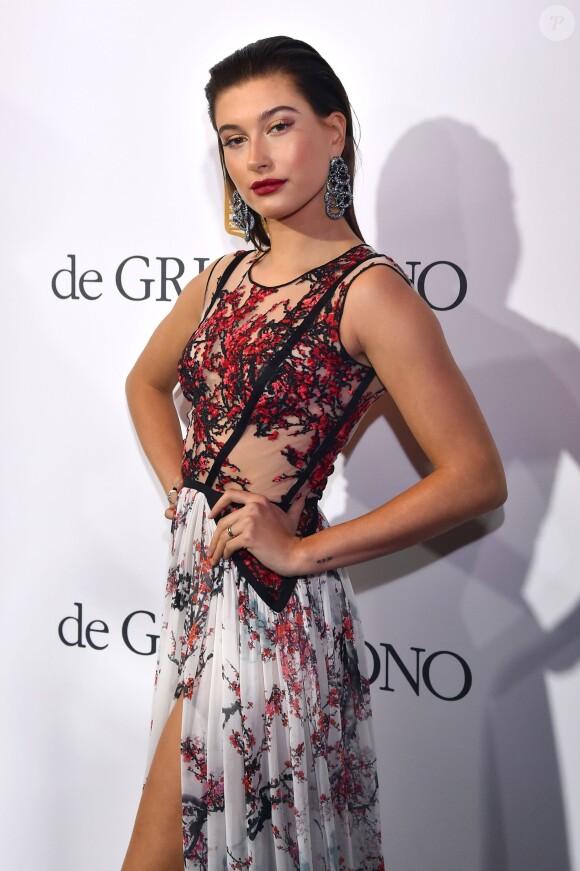 Hailey Baldwin - Photocall de la soirée de Grisogono à l'hôtel Eden Roc au Cap d'Antibes lors du 68e Festival International du film de Cannes le 19 mai 2015.