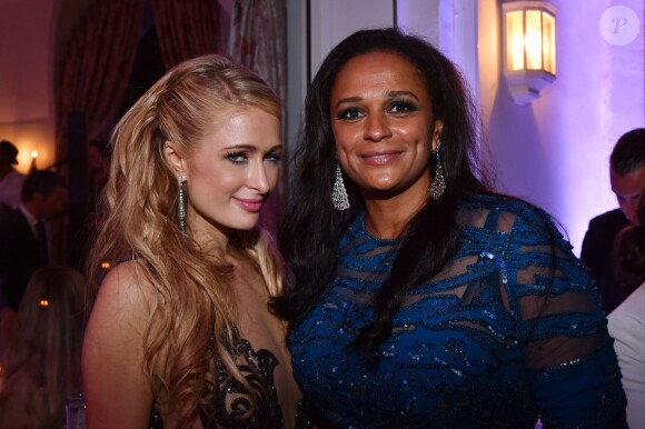 Paris Hilton, Isabel dos Santos - Soirée de Grisogono à l'hôtel Eden Roc au Cap d'Antibes le 19 mai 2015.