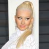 Christina Aguilera - People à la 87ème cérémonie des Oscars à Hollywood, le 22 février 2015.  