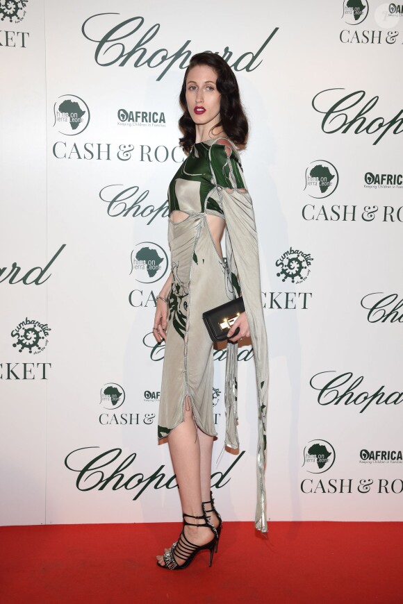 Anna Cleveland - Soirée "Chopard Cash & Rocket" lors du 68ème festival international du film de Cannes. Le 19 mai 2015 