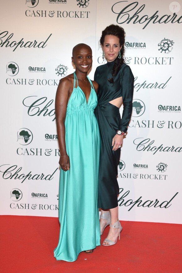Tiffany Persons, Julie Brangstrup - Soirée "Chopard Cash & Rocket" lors du 68ème festival international du film de Cannes. Le 19 mai 2015 