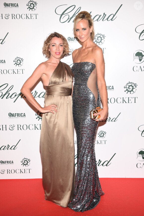 Guest et Lady Victoria Hervey - Soirée "Chopard Cash & Rocket" lors du 68ème festival international du film de Cannes. Le 19 mai 2015 