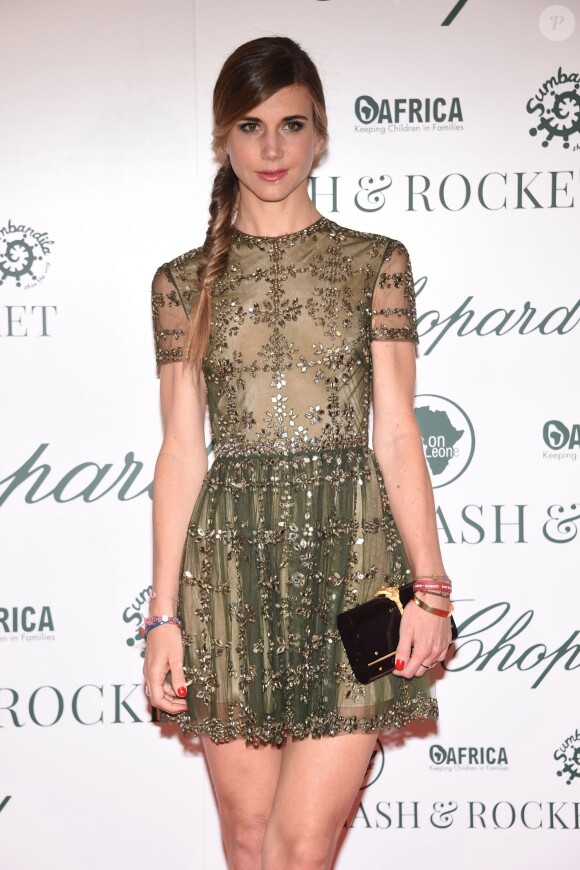 Nicoletta Romanoff - Soirée "Chopard Cash & Rocket" lors du 68ème festival international du film de Cannes. Le 19 mai 2015 