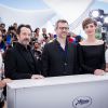 Jean-Hugues Anglade, Laurent Larivière, Louise Bourgoin - Photocall du film "Je suis un soldat" lors du 68e Festival international du film de Cannes le 20 mai 2015.