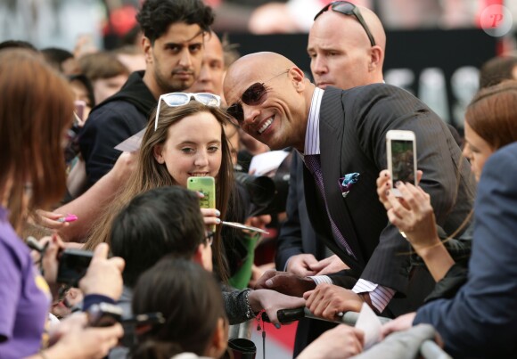 Dwayne Johnson - Première du film "San Andreas" à Londres le 21 mai 2015.