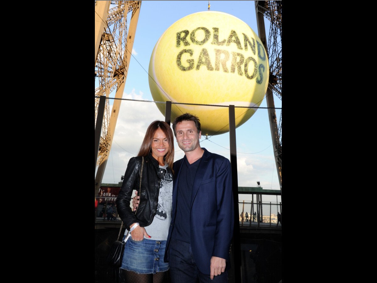 Photo Fabrice Santoro et sa compagne lors de la soirée des joueurs de