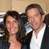 Michel Cymes et Nathalie, le 10 mars 2014 salle Gaveau lors du gala Enfance Majuscule.