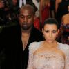 Kanye West et sa femme Kim Kardashian - Soirée Costume Institute Gala 2015 (Met Ball) au Metropolitan Museum célébrant l'ouverture de Chine: à travers le miroir à New York, le 4 mai 2015.