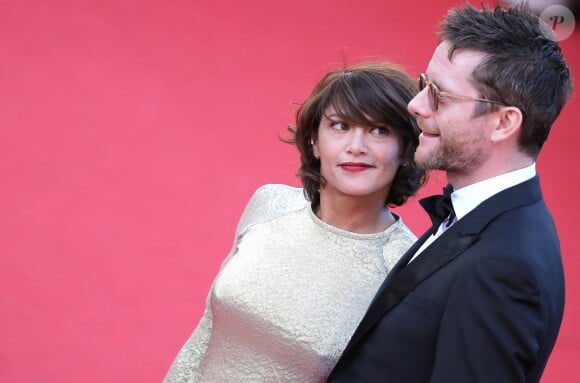 Emma de Caunes et son mari Jamie Hewlett - Montée des marches du film "Youth" lors du 68e Festival International du Film de Cannes, à Cannes le 20 mai 2015. 