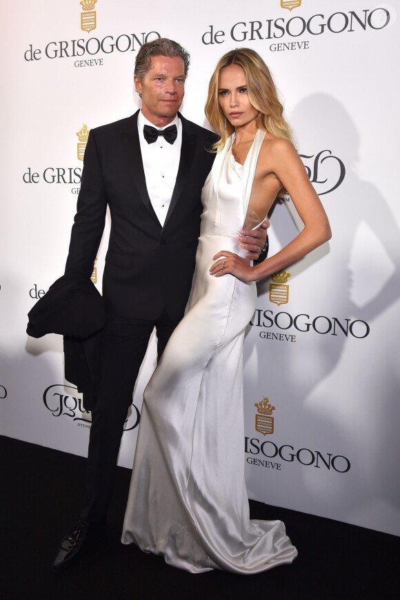 Natasha Poly et son mari Peter Bakker - Photocall de la soirée de Grisogono à l'hôtel Eden Roc au Cap d'Antibes lors du 68e Festival du film de Cannes à Cannes le 19 mai 2015. 
