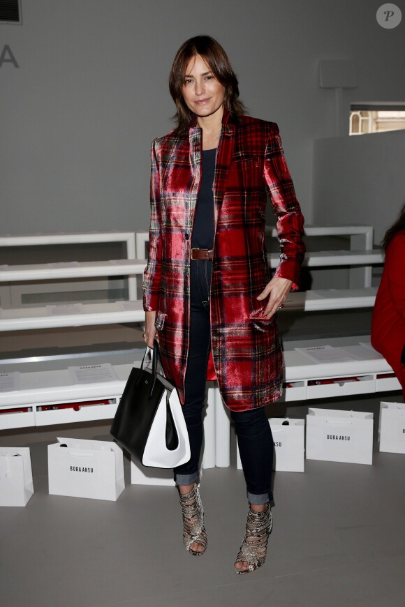 Yasmin Le Bon lors du défilé Bora Asku pendant la fashion week à Londres, le 20 février 2015.