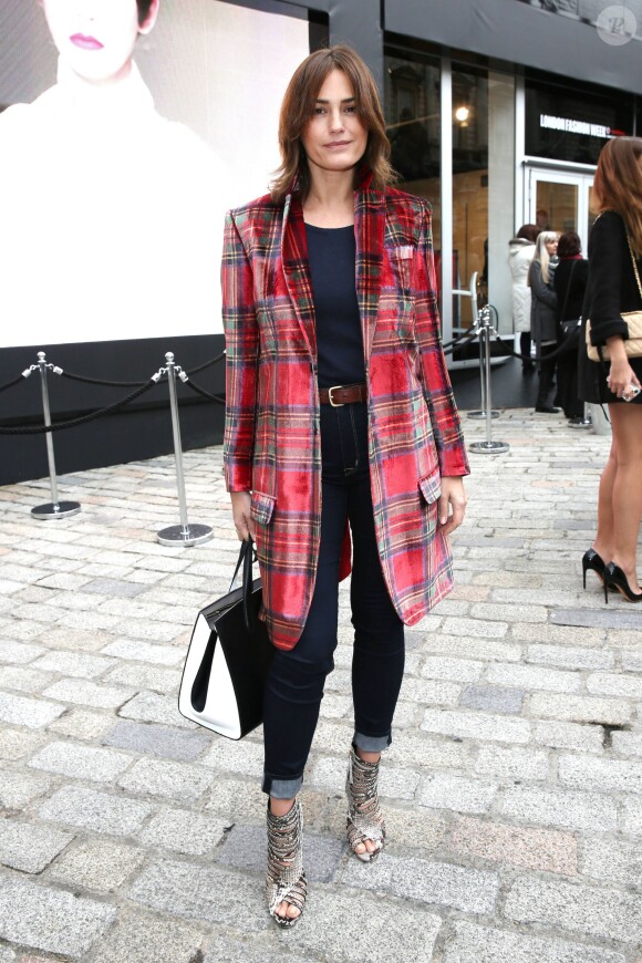 Yasmin Le Bon lors de la fashion week à Londres, le 20 février 2015.