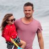 Cam Gigandet et sa fille Everleigh Ray à Malibu le 4 juillet 2012