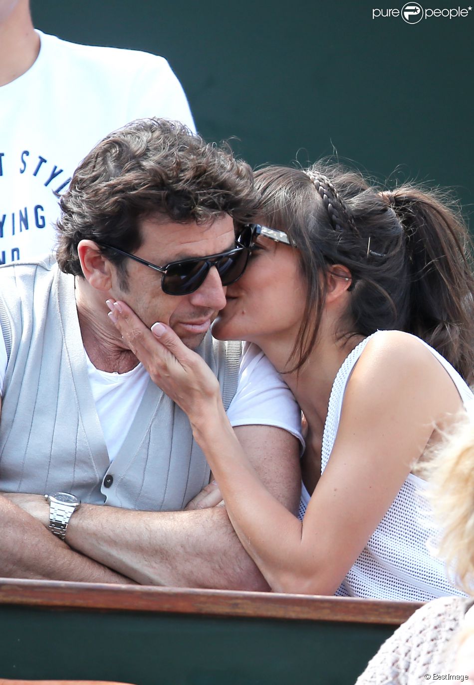 Patrick Bruel et Caroline in love devant Marie Drucker amoureuse à - Qui Est La Compagne De Patrick Bruel
