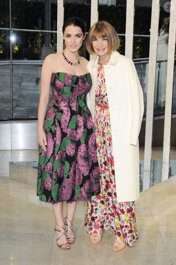 Bea Schaffer et sa mère Anna Wintour assistent aux CFDA Fashion Awards 2015 à l'Alice Tully Hall, au Lincoln Center. New York, le 1er juin 2015.
