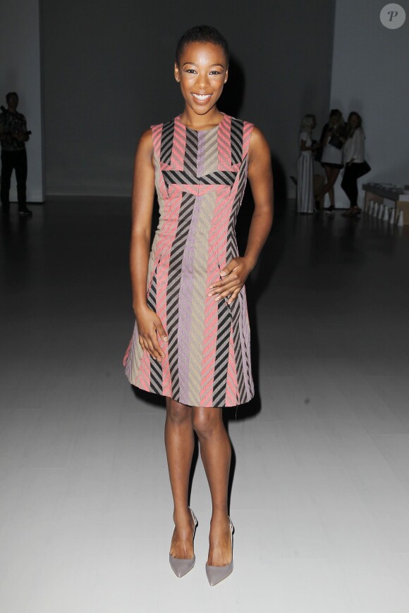 Samira Wiley lors de la Fashion Week en septembre 2014