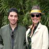 Cristina Cordula et son fils Enzo - Jour 11 - People dans le village lors du tournoi de tennis de Roland Garros à Paris le 3 juin 2015.