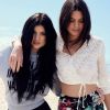Kendall et Kylie Jenner lancent leur collection pour Topshop. Juin 2015.