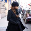 Janet Jackson fait du shopping chez Zanotti à Milan, le 11 février 2015