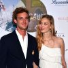 Pierre Casiraghi, le fils de la Princesse Caroline de Hanovre, et sa fiancée Béatrice Borromeo participent à la soirée de "Sail for a Cause", une journée caritative co-organisée par Leticia de Massy et le réseau féminin LeSpot.net au Yacht Club de Monaco le samedi 6 juin 2015.