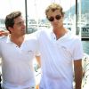 Pierre et Andrea Casiraghi - Andrea Casiraghi et son frère Pierre participent à "Sail for a Cause", une journée caritative co-organisée par Leticia de Massy et le réseau féminin LeSpot.net au Yacht Club de Monaco le samedi 6 juin 2015.