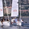 L'équipe d'Andrea Casiraghi, à gauche, et l'équipe de son frère Pierre participe à "Sail for a Cause", une journée caritative co-organisée par Leticia de Massy et le réseau féminin LeSpot.net au Yacht Club de Monaco le samedi 6 juin 2015. 
