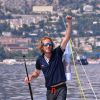 Andrea Casiraghi participe à "Sail for a Cause", une journée caritative co-organisée par Leticia de Massy et le réseau féminin LeSpot.net au Yacht Club de Monaco le samedi 6 juin 2015.