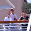 Pierre Casiraghi participe à "Sail for a Cause", une journée caritative co-organisée par Leticia de Massy et le réseau féminin LeSpot.net au Yacht Club de Monaco le samedi 6 juin 2015. 