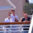  Pierre Casiraghi participe à "Sail for a Cause", une journée caritative co-organisée par Leticia de Massy et le réseau féminin LeSpot.net au Yacht Club de Monaco le samedi 6 juin 2015.  