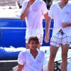 Pierre Casiraghi participe à "Sail for a Cause", une journée caritative co-organisée par Leticia de Massy et le réseau féminin LeSpot.net au Yacht Club de Monaco le samedi 6 juin 2015.