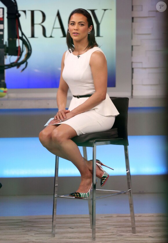 Paula Patton participe à l'émission "Good Morning America" aux ABC Studios à New York, le 4 mars 2015.  