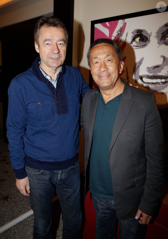 Michel Denisot et Renaud Le Van Kim à Cannes le 13 mai 2014.