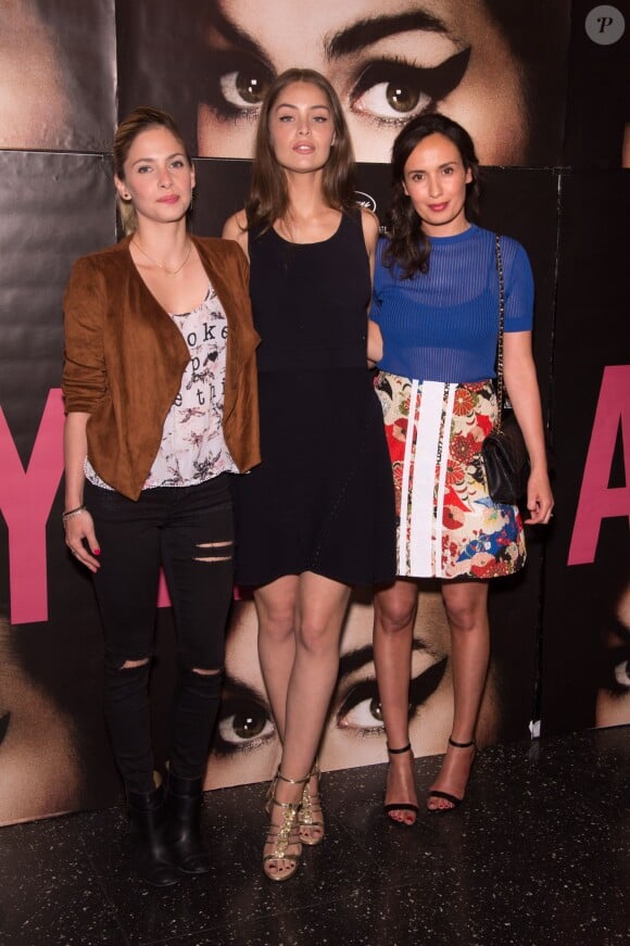 Chloé Coulloud, Marie-Ange Casta et Amelle Chahbi - Avant-première du film "Amy" au cinéma Max Linder à Paris, le 16 juin 2015.