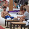 Steven Gerrard, détendu en vacances à Ibiza le 17 juin 2015