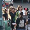 Exclusif - Mariah Carey et ses enfants Moroccan et Monroe à Disnelyland Paris le 7 juin 2015.