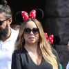 Exclusif - La chanteuse Mariah Carey et ses enfants Moroccan et Monroe à Disnelyland Paris le 7 juin 2015.