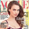 Cara Delevingne en couverture de Vogue